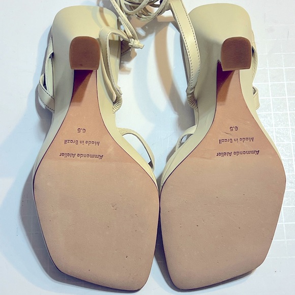 NWOT A’mmonde Atelier Aza 100 Wedge in Ivory, size 6.5 - Picture 4 of 7